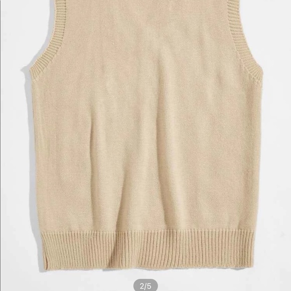 Shein oversized sweater vest - Picture 2 of 3